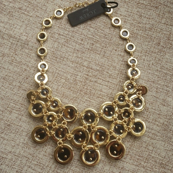 J.Crew Cascading Tortoise Crystal Necklace New NWT - Picture 6 of 6